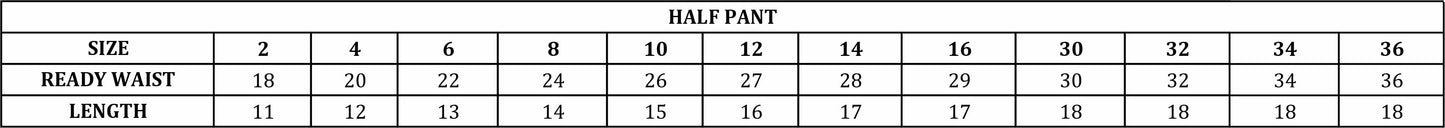Primary Half Pant