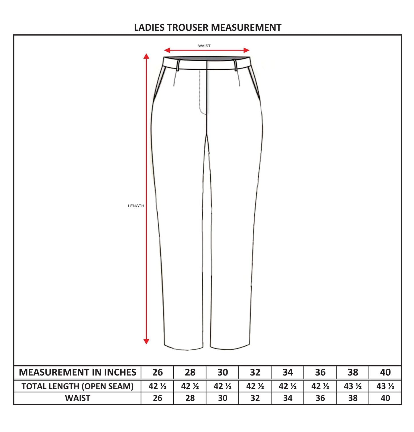 Female Black Trouser